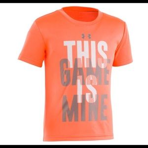 NWT Boys Under Armour This Game is Mine graphic T